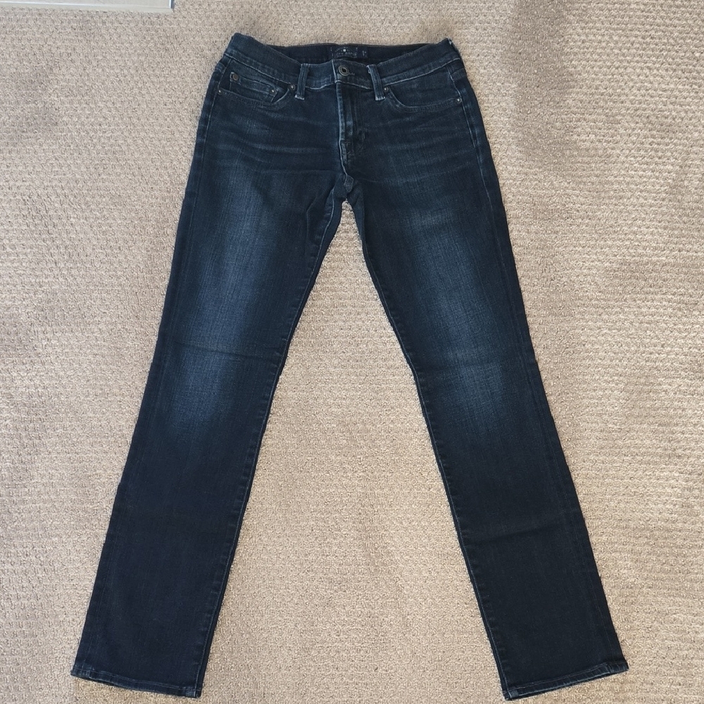 Lucky Brand Women's Dark Blue Straight Leg Jeans